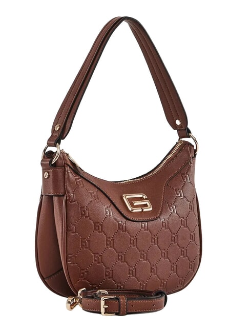 LEA Minibolso de hombro tipo hobo con correa para el hombro. BROWN - Bolsos Mujer