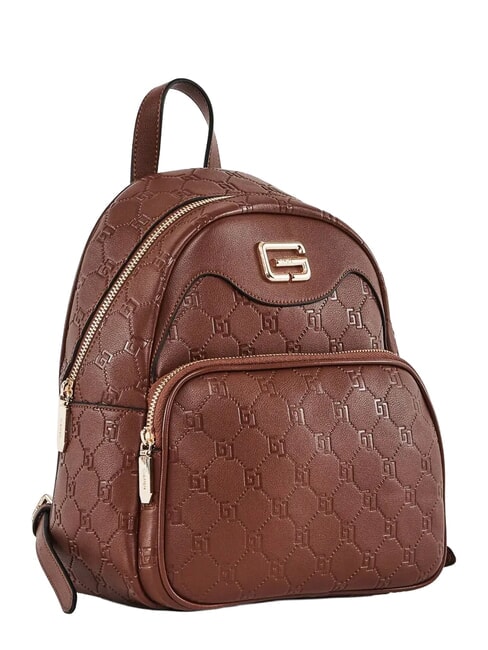 LEA Mochila con letras GJ en relieve BROWN - Bolsos Mujer
