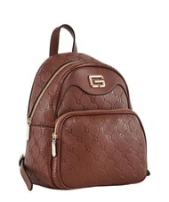 GAUD&Igrave; LEA Mochila con letras GJ en relieve BROWN - Bolsos Mujer - 2