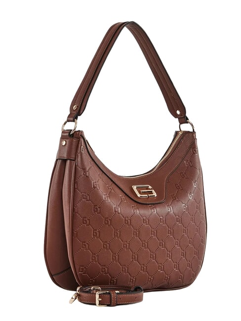 LEA Bolso de hombro tipo hobo con correa para el hombro. BROWN - Bolsos Mujer