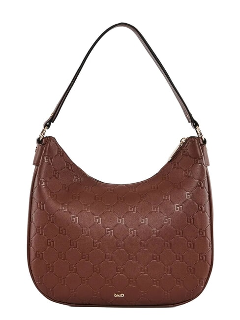 LEA Bolso de hombro tipo hobo con correa para el hombro. BROWN - Bolsos Mujer