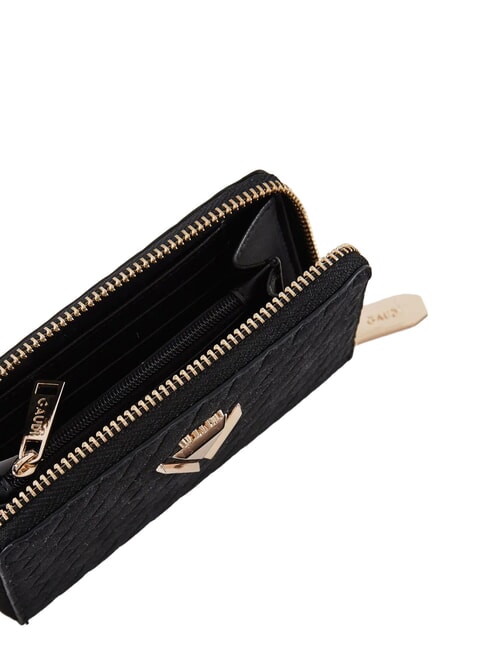 BEA BRAID Cartera compacta con cierre de cremallera NEGRO - Carteras Mujer