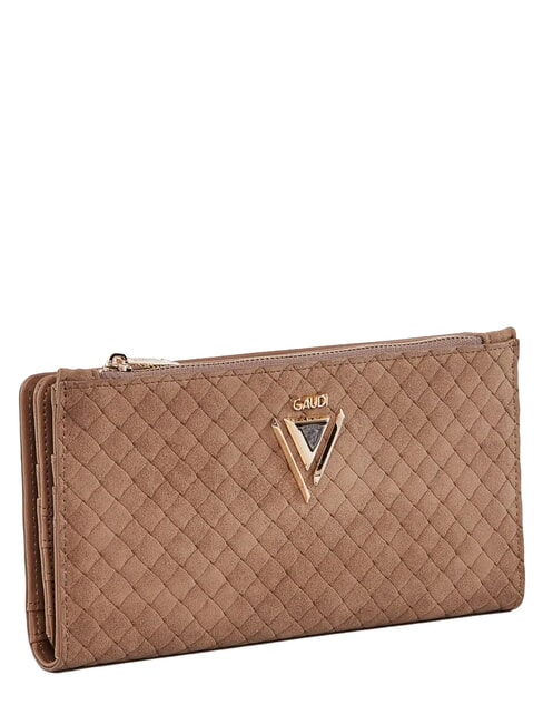 BEA BRAID Cartera grande tejida arena - Carteras Mujer