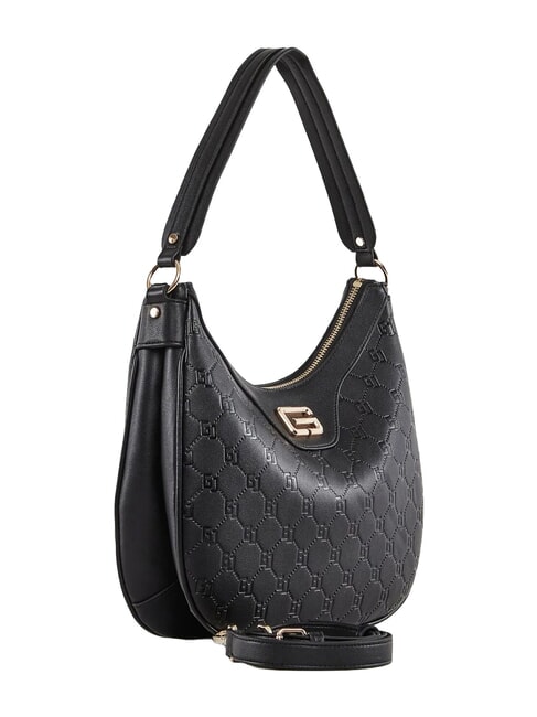 LEA Bolso de hombro tipo hobo con correa para el hombro. NEGRO - Bolsos Mujer