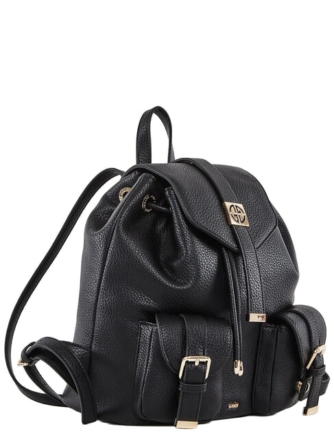 LYNN PLAIN Mochila con m&uacute;ltiples bolsillos NEGRO - Bolsos Mujer