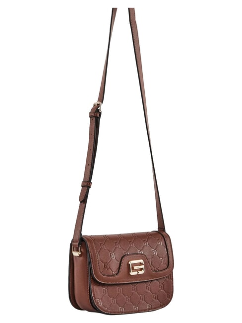 LEA Minibolso bandolera con correa ajustable para el hombro. BROWN - Bolsos Mujer