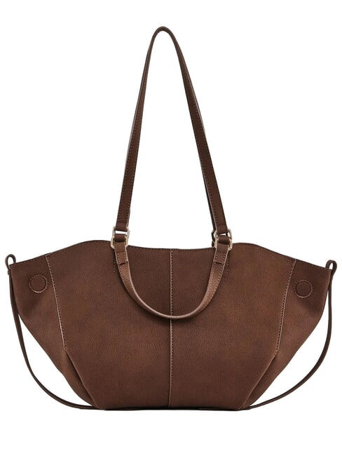 GOLENE Minibolsa de compras con bolsillo extra&iacute;ble BROWN - Bolsos Mujer