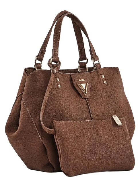 GOLENE Minibolsa de compras con bolsillo extra&iacute;ble BROWN - Bolsos Mujer