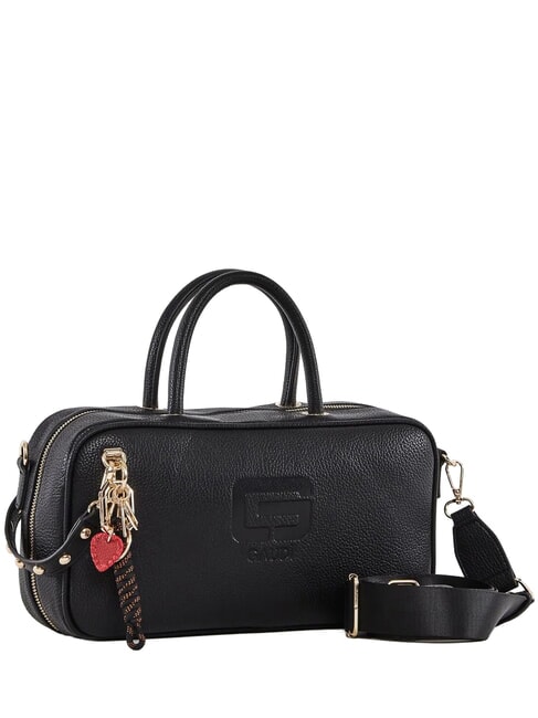 GRETA Bolso de mano con correa para el hombro NEGRO - Bolsos Mujer