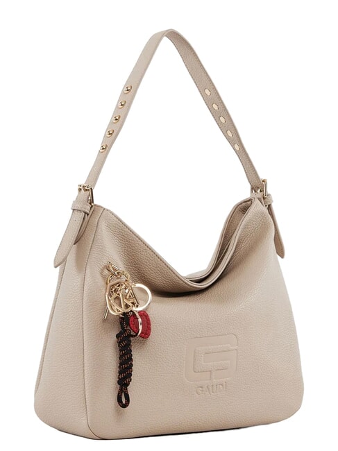 GRETA Bolso de hombro con dije hueso - Bolsos Mujer
