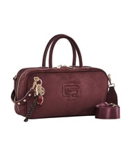 GAUD&Igrave; GRETA SUEDE Bolso con correa para el hombro y dije borgo&ntilde;a - Bolsos Mujer - 2