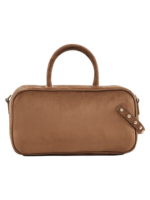 GRETA SUEDE Bolso con correa para el hombro y dije arena - Bolsos Mujer