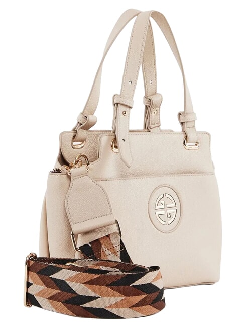 GINNIE Bolso de mano con correa para el hombro. hueso - Bolsos Mujer