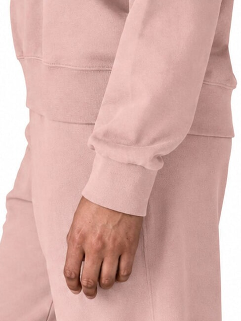 DAILY Sudadera acanalada, algod&oacute;n puro escarcha rosa - Sudaderas de mujer