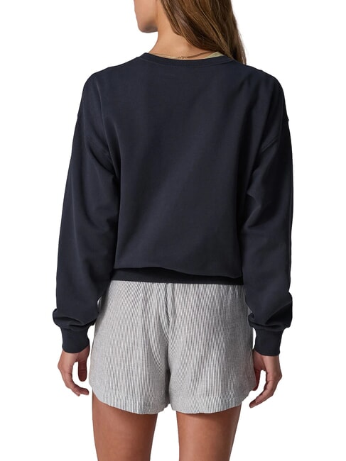 DAILY Sudadera acanalada, algod&oacute;n puro azul hundido - Sudaderas de mujer