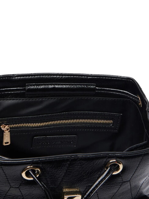 CRYSTELLE Mochila con bolsillos delanteros negro - Bolsos Mujer