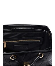 MARIO VALENTINO CRYSTELLE Mochila con bolsillos delanteros negro - Bolsos Mujer - 4