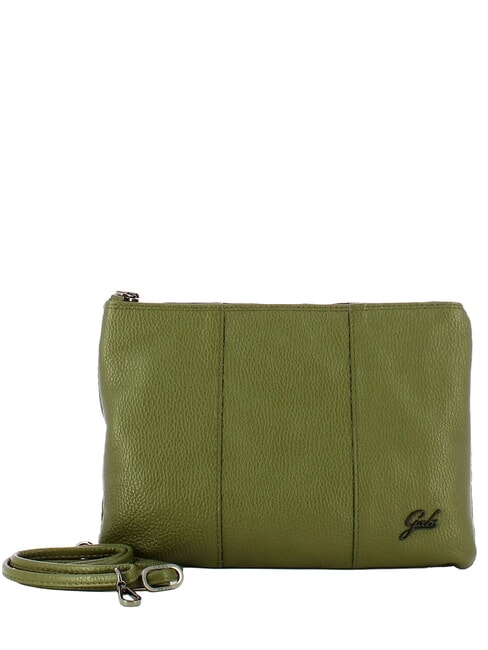 BEYONCE Bolso de mano mediano de piel con correa para el hombro. verde bosque - Bolsos Mujer
