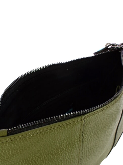 BEYONCE Bolso de mano mediano de piel con correa para el hombro. verde bosque - Bolsos Mujer