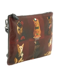 GABS BEYONCE Bolso de mano de piel con correa para el hombro. gatos rojos en todo el mundo - Bolsos Mujer - 2