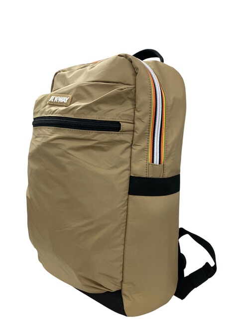 MID LAON Mochila de nailon repelente al agua caqui beige - Mochilas Escuela & Tiempo Libre