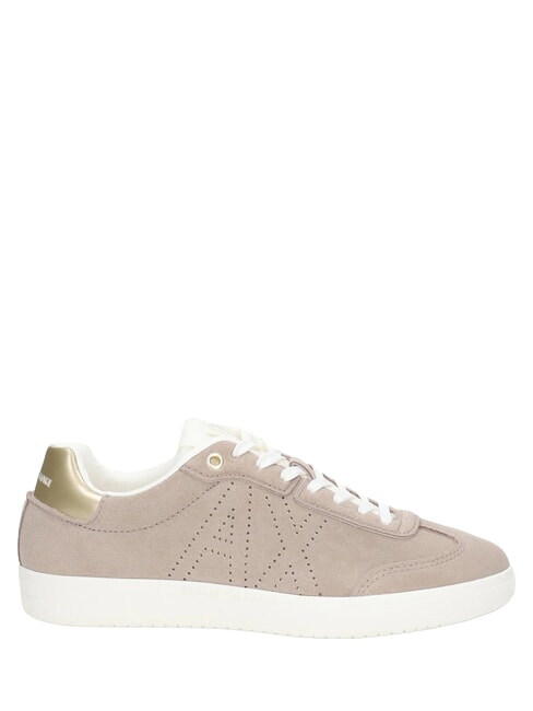 BEA Zapatillas de cuero guion + oro p&aacute;lido - Zapatos Mujer