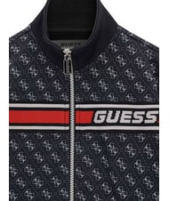 GUESS KIDS ACTIVE Sudadera con cremallera completa 4g aop negro azabache - Sudadera Beb&eacute; - 3