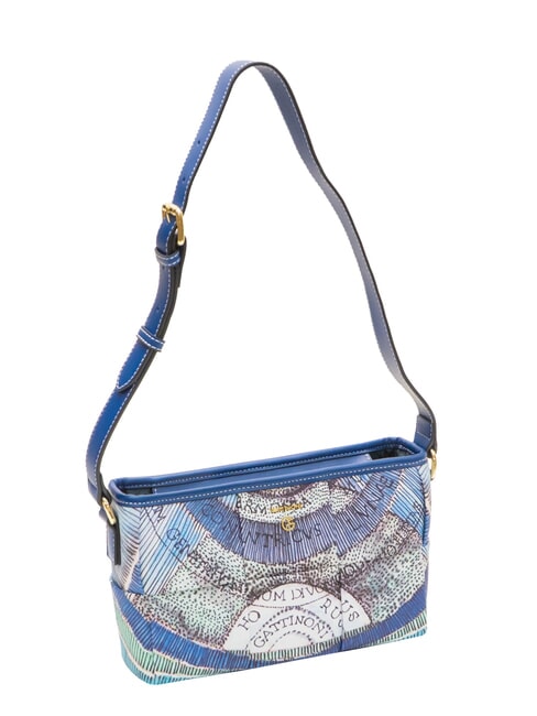 PLANETARIUM Minibolso de hombro aguamarina/azul marino - Bolsos Mujer
