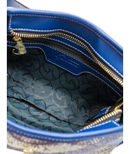 GATTINONI PLANETARIUM Minibolso de hombro aguamarina/azul marino - Bolsos Mujer - 4