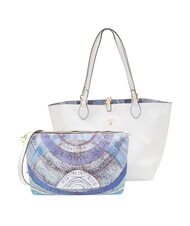 GATTINONI PLANETARIUM Comprador de doble cara blanco/aguamarina - Bolsos Mujer - 3
