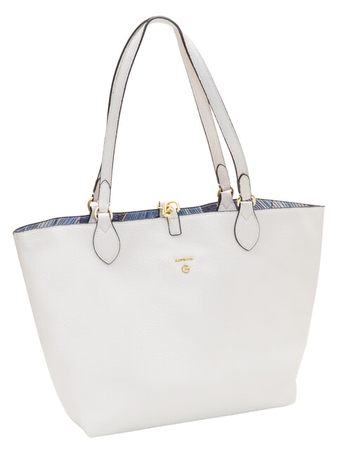 PLANETARIUM Comprador de doble cara blanco/aguamarina - Bolsos Mujer