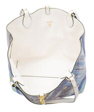 GATTINONI PLANETARIUM Comprador de doble cara blanco/aguamarina - Bolsos Mujer - 8