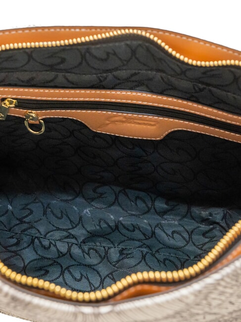PLANETARIUM Bolso de hombro con solapa tinta sepia/marr&oacute;n claro - Bolsos Mujer