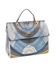 GATTINONI PLANETARIUM Bolso tipo malet&iacute;n con correa para el hombro Luna/blanca - Bolsos Mujer - 2