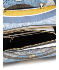 GATTINONI PLANETARIUM Bolso tipo malet&iacute;n con correa para el hombro Luna/blanca - Bolsos Mujer - 5