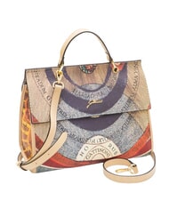 GATTINONI PLANETARIUM Bolso tipo malet&iacute;n con correa para el hombro cl&aacute;sico/beige - Bolsos Mujer - 2