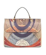 GATTINONI PLANETARIUM Bolso tipo malet&iacute;n con correa para el hombro cl&aacute;sico/beige - Bolsos Mujer - 4