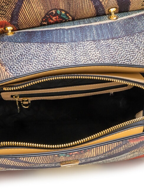PLANETARIUM Bolso tipo malet&iacute;n con correa para el hombro cl&aacute;sico/beige - Bolsos Mujer