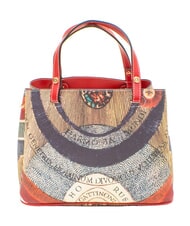 GATTINONI PLANETARIUM Bolso de mano con correa para el hombro cl&aacute;sico/coral - Bolsos Mujer - 3