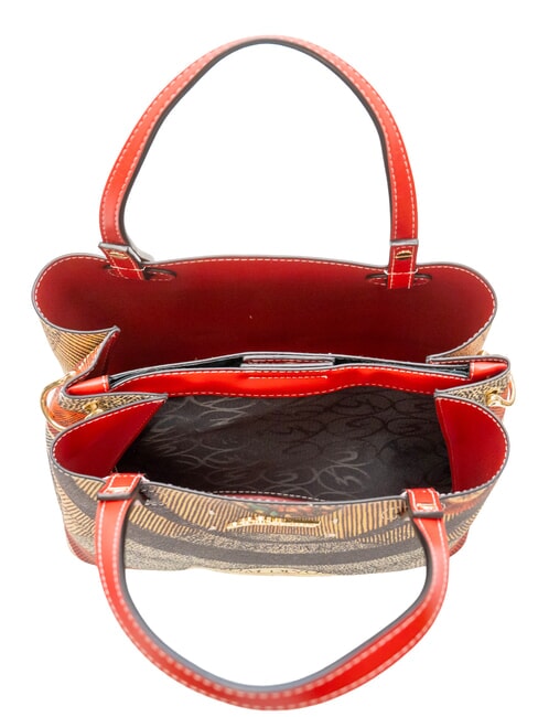 PLANETARIUM Bolso de mano con correa para el hombro cl&aacute;sico/coral - Bolsos Mujer