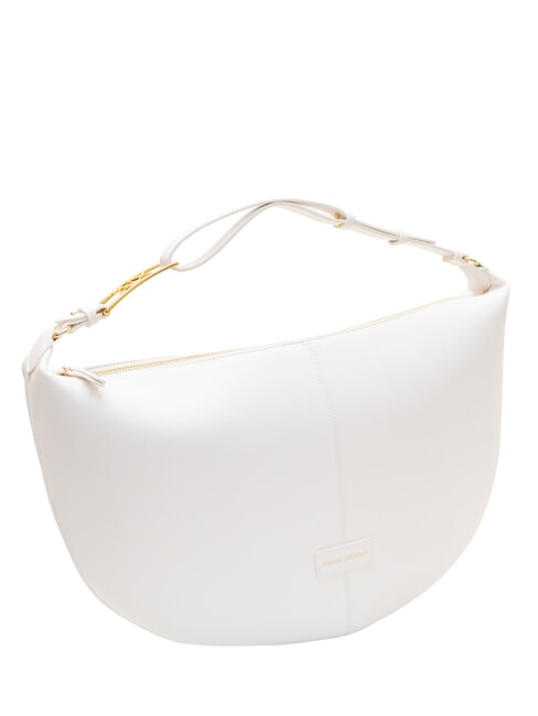 LIZ PEBBLE Bolso de hombro grande tipo hobo blanquecino - Bolsos Mujer