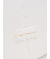 ARMANI EXCHANGE LIZ PEBBLE Bolso de hombro grande tipo hobo blanquecino - Bolsos Mujer - 3
