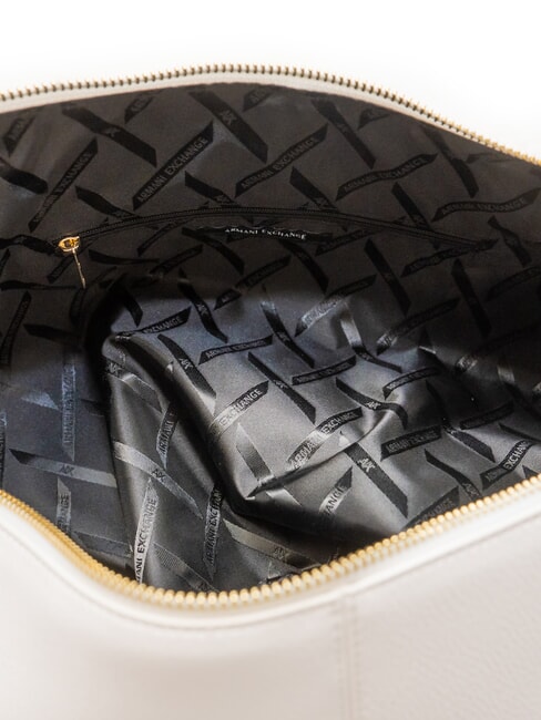 LIZ PEBBLE Bolso de hombro grande tipo hobo blanquecino - Bolsos Mujer