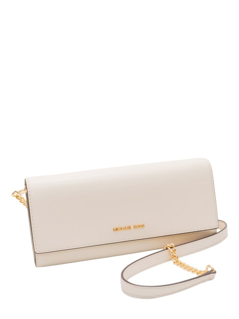 JET SET Bolso de hombro de piel. crema - Bolsos Mujer