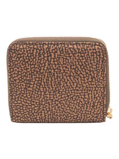 B-CLUB Cartera peque&ntilde;a con cremallera casta&ntilde;a - Carteras Mujer