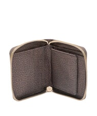 BORBONESE B-CLUB Cartera peque&ntilde;a con cremallera chocolate - Carteras Mujer - 2