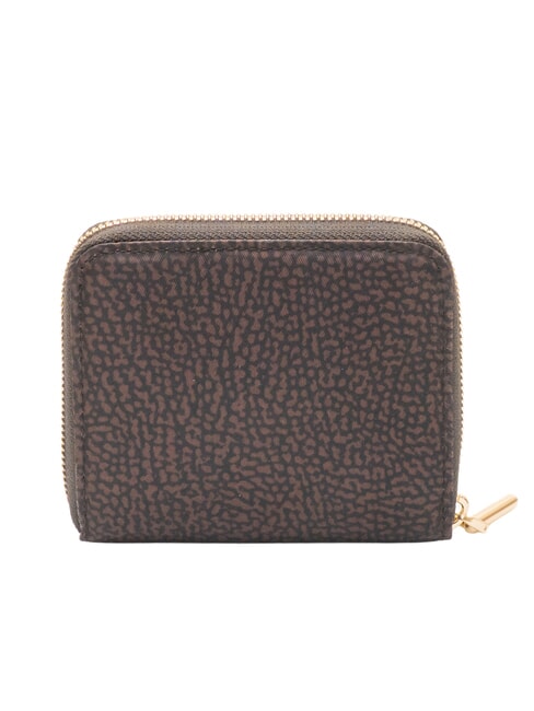 B-CLUB Cartera peque&ntilde;a con cremallera chocolate - Carteras Mujer