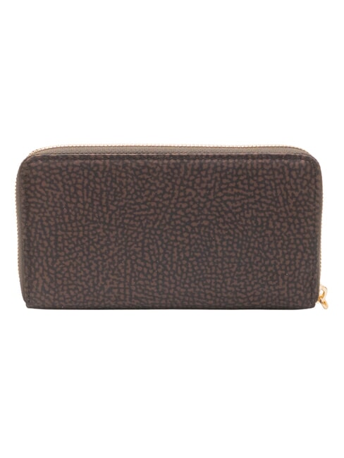 B-CLUB Cartera grande con cremallera. chocolate - Carteras Mujer