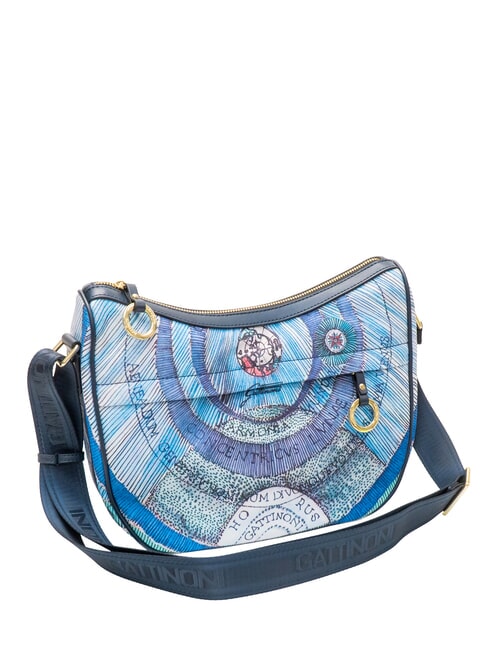 PLANETARIUM Bolso de hombro tipo hobo aguamarina/azul marino oscuro - Bolsos Mujer