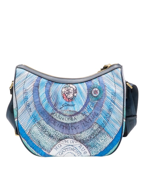 PLANETARIUM Bolso de hombro tipo hobo aguamarina/azul marino oscuro - Bolsos Mujer